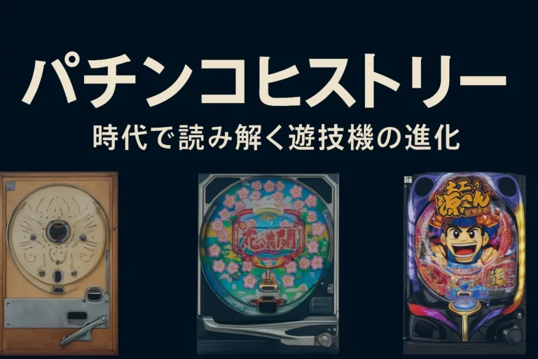 パチンコヒストリー｜時代で読み解く遊技機の進化と文化史【完全年代別アーカイブ】 